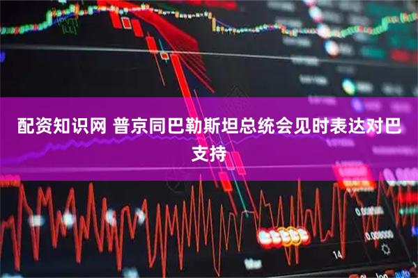 配资知识网 普京同巴勒斯坦总统会见时表达对巴支持