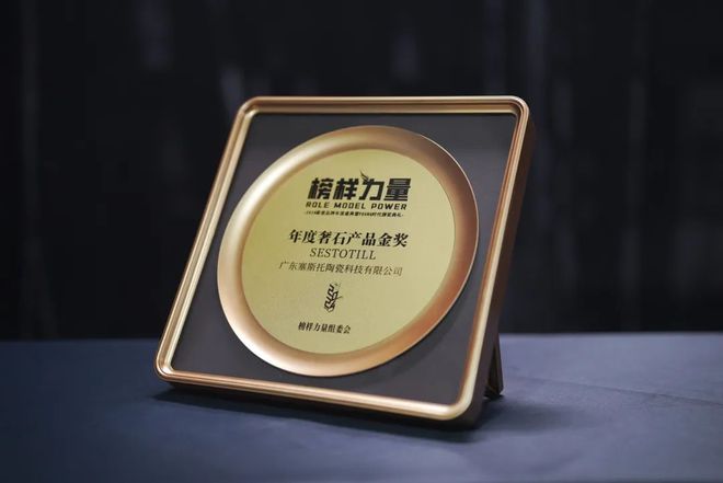 best365榜样力量〡塞斯托奢石瓷砖荣膺2024年度奢石类产品金奖！